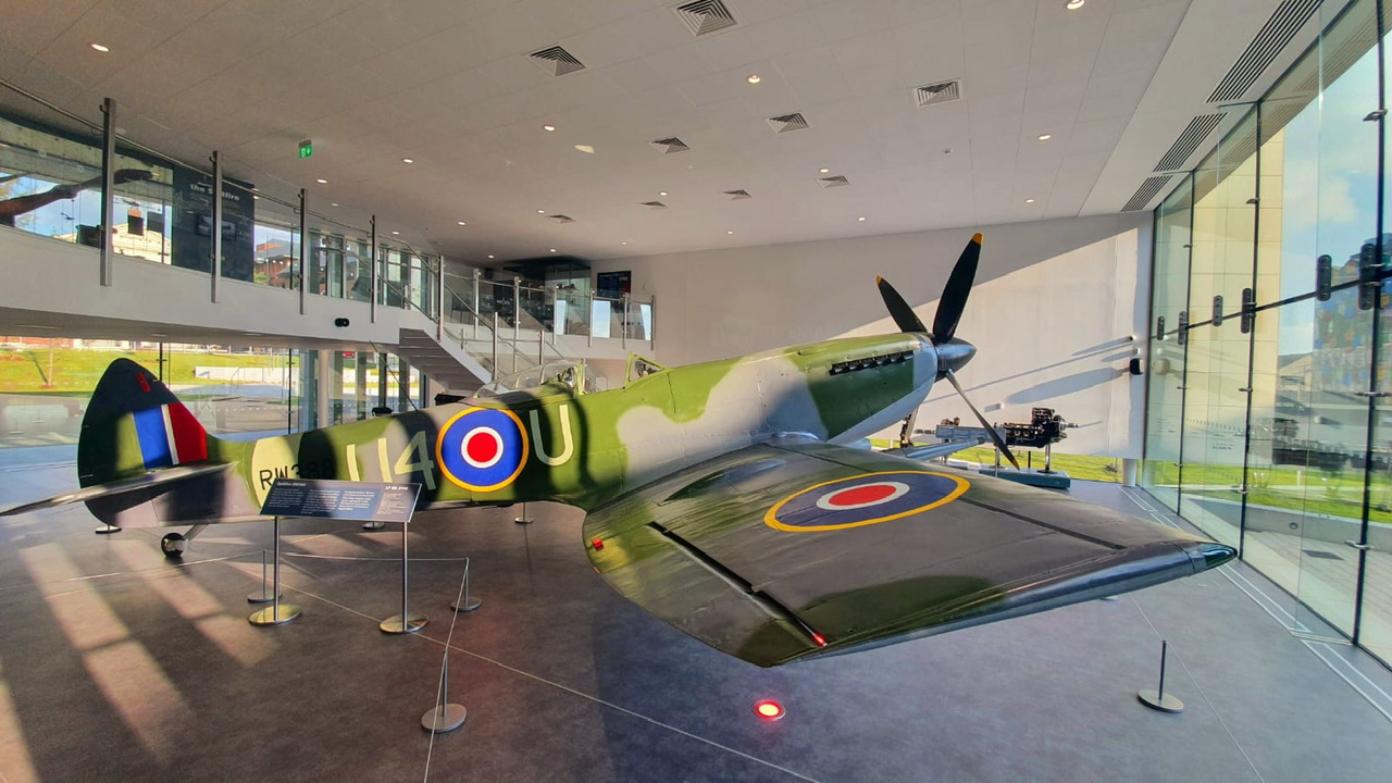 Battle of Britain Spitfire has new £5.4m museum&nbsp;home