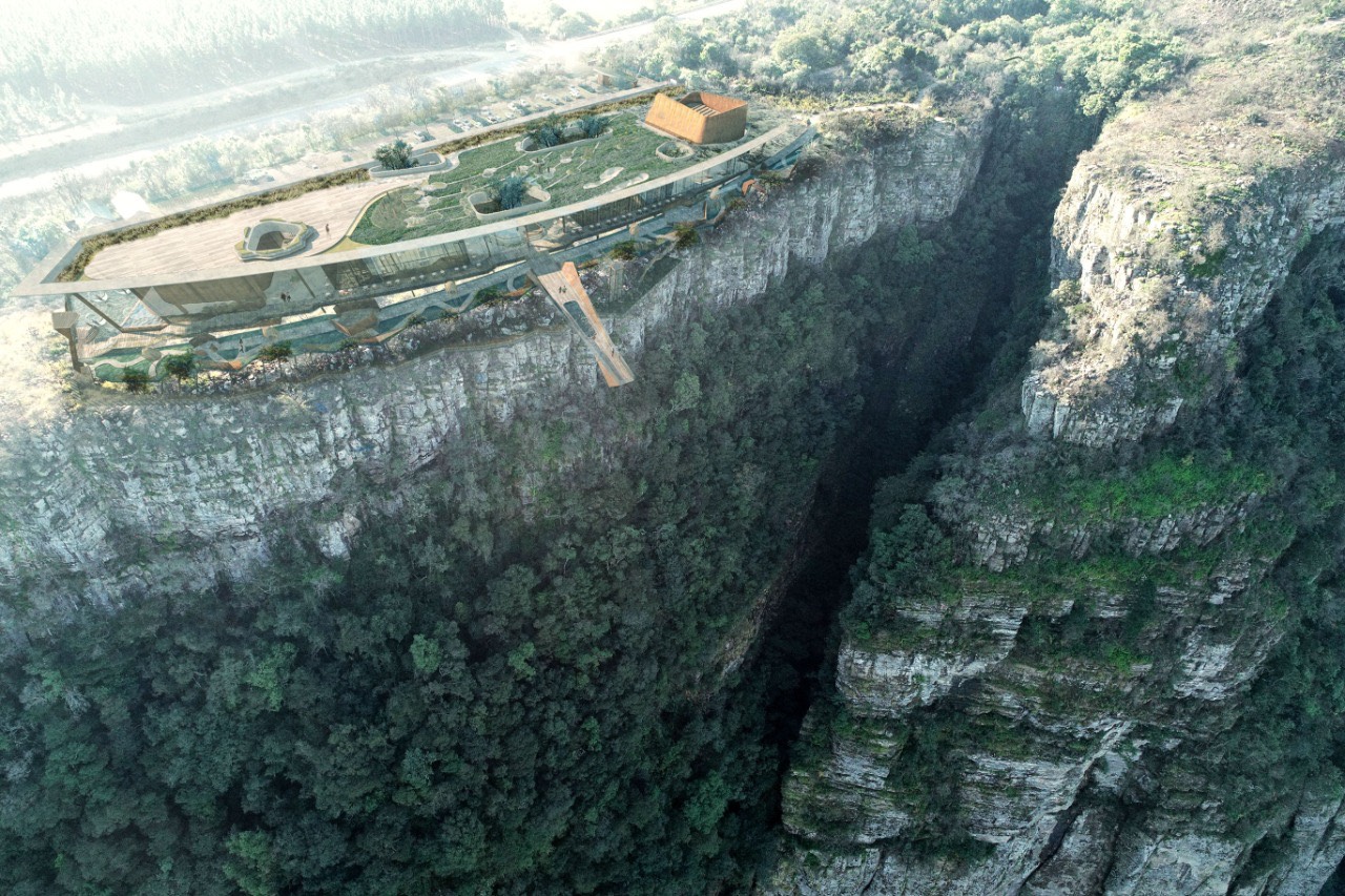 900m up and nothing under your feet. Is this is scariest skywalk in the&nbsp;world?