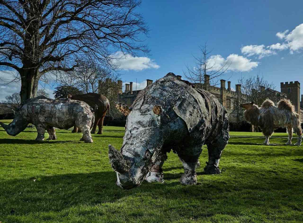 Rhino escapes in Cotswolds: Sudeley Castle Sculpture Safari&nbsp;review