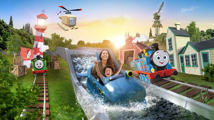 Now there’s a theme park flume ride for kids as young as two