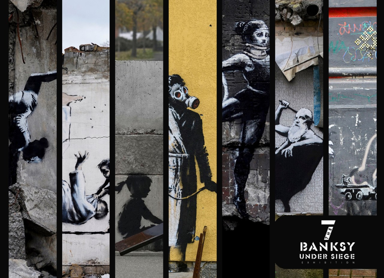 Banksy’s lost Ukraine protest art lives again in new UK&nbsp;exhibition