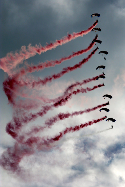 Just dropping in, quite literally, on a sunny summer’s afternoon