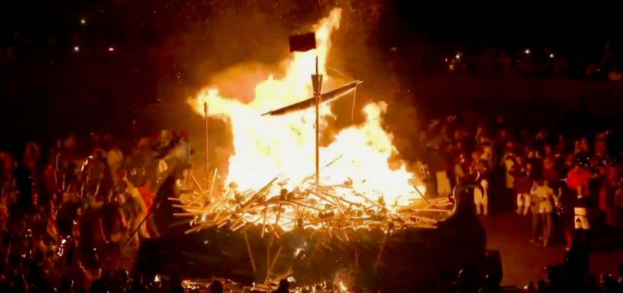 Watch the spectacular Shetland Viking fire festival&nbsp;2024