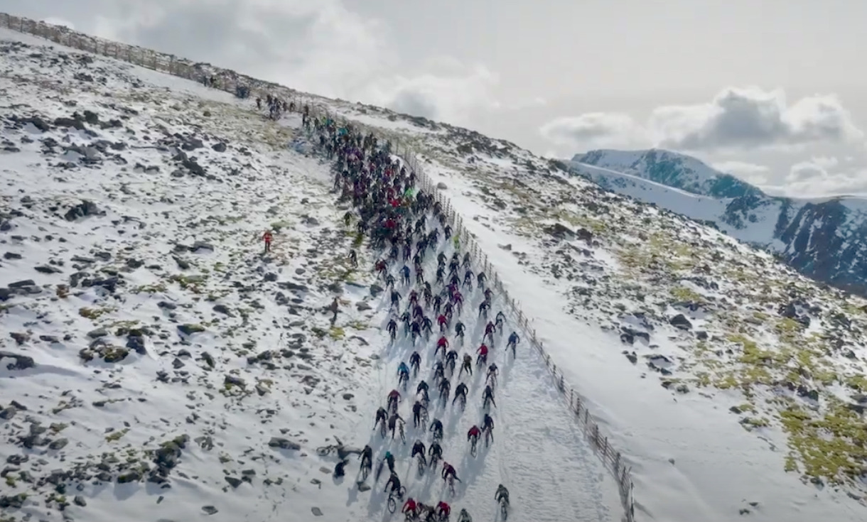 The fast and furious race that sends bikers down a snowy&nbsp;peak