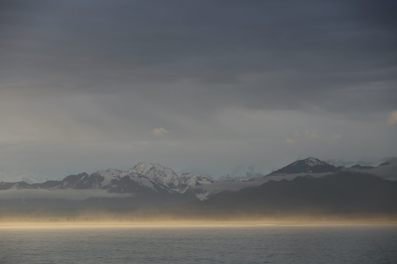 Morning clouds, silent sounds, in glorious Glacier Bay,&nbsp;Alaska