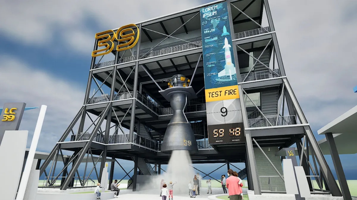 Standing under a rocket launch will be a blast at new&nbsp;attraction