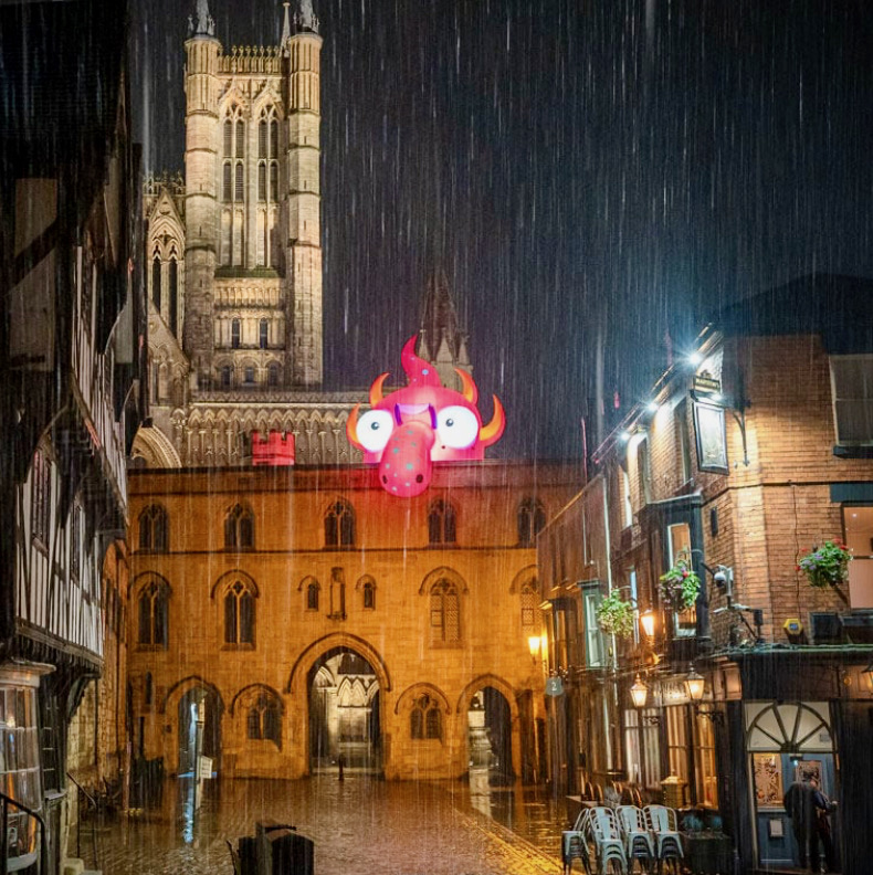 Historic cathedral city invaded by giant B-movie&nbsp;monsters