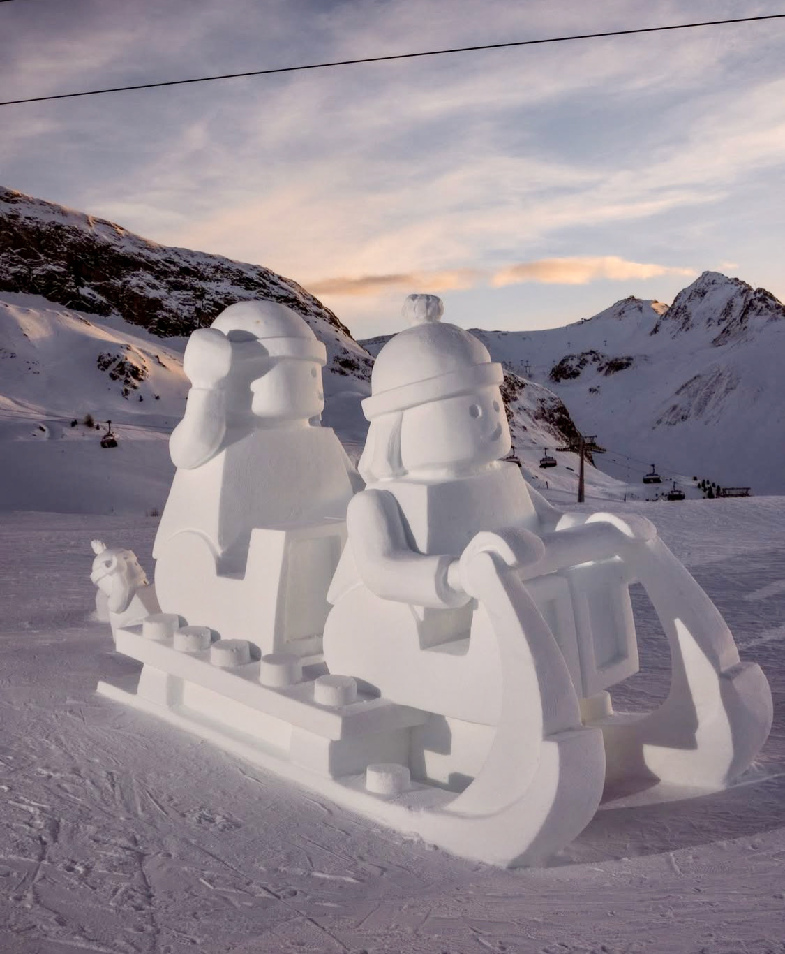 Lego as you’ve never seen it before – made from snow and&nbsp;ice
