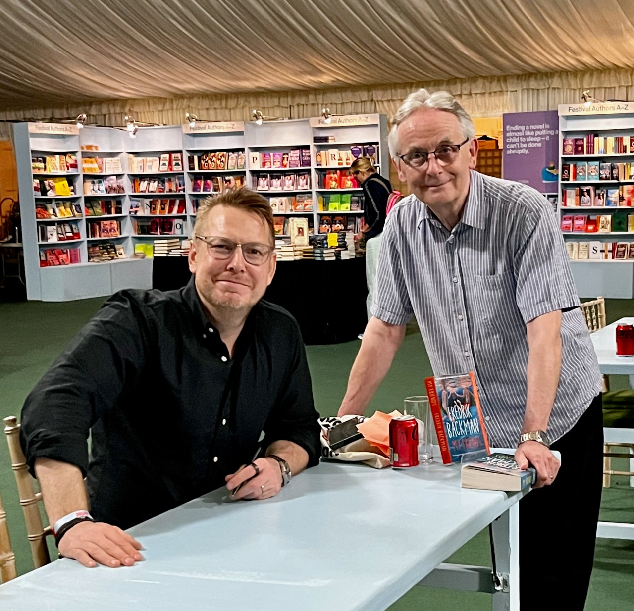 Meeting Fredrik Backman, one of my all-time literary&nbsp;heroes
