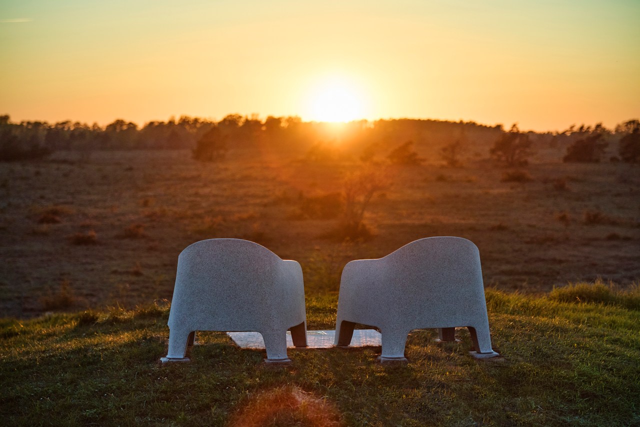 Sweden’s sunniest spot marked by IKEA chairs made of&nbsp;stone